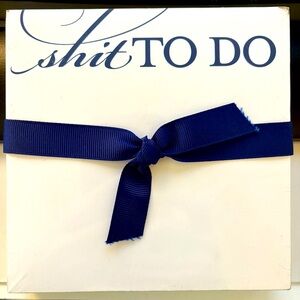 “Sh*t To Do” funny luxe notepad card stock sheets by Rosanne Beck Collections